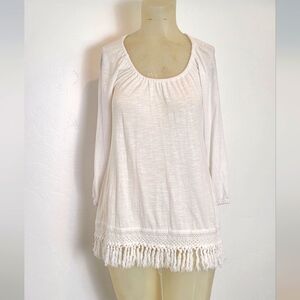 Lilly Pulitzer white tee shirt tunic